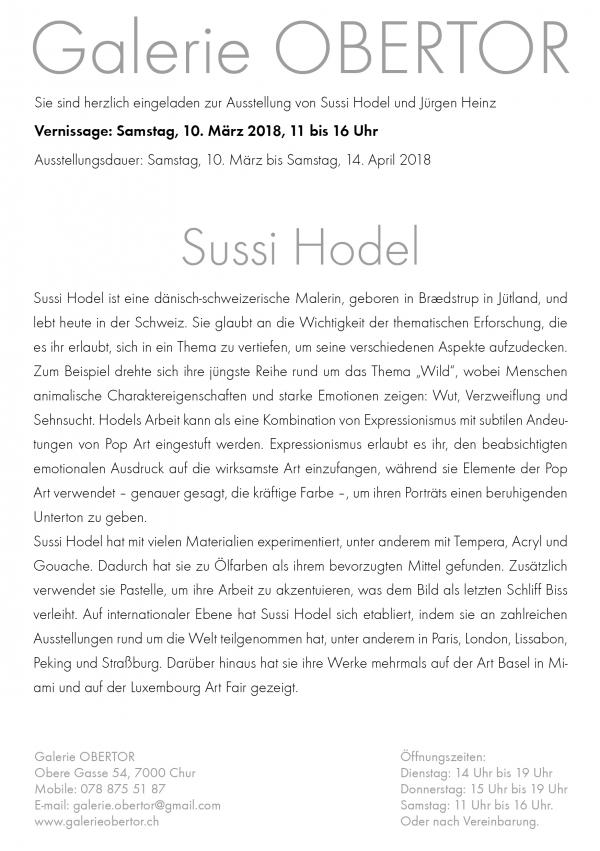 Einladung Sussi Hodel 20182